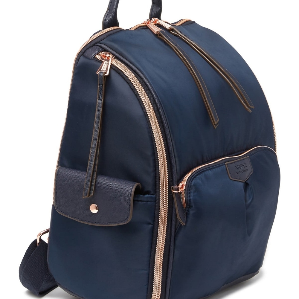 Aimee Kestenberg Rome Navy Nylon Backpack